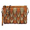 Unique Two-Tone Leaf Layered Clutch Shoulder Bag MH-LY112
