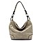 Stylish Side Ring Single Strap Hobo