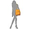 Braided Whipstitch Convertible Backpack Satchel