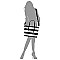 Saffiano Textured Stripe 2-in-1 Tote Bag