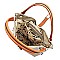 Fashion Zipper Shoulder Bag