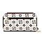 MONOGRAM FLAP PUSH LOCK WALLET WRISTLET