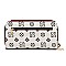 MONOGRAM FLAP PUSH LOCK WALLET WRISTLET