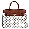 PADLOCK ACCENT MONOGRAM 2 IN 1 SATCHEL