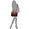 PADLOCK ACCENT MONOGRAM 2 IN 1 SATCHEL