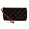 2 IN 1 TOP HANDLE COLOR BLOCK MONOGRAM SATCHEL