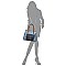 Colorblock Front Pocket Satchel