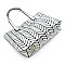 Geometric Chevron Checkered 2-in-1 Shopper