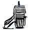 Denim Canvas Stripe Backpack