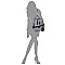 Denim Canvas Stripe Backpack