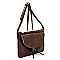 Fashion Laser Cut Flap Crossbody Bag