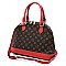 2 IN 1 MONOGRAMMED DOME SATCHEL