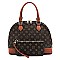 2 IN 1 MONOGRAMMED DOME SATCHEL