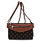 MULTI COMPARTMENT MONOGRAM CROSSBODY BAG