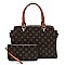 TOP HANDLE 2 IN 1 MONOGRAM SATCHEL