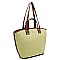 Straw Convertible Shopper
