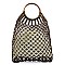 STRAW CROCHET HOBO