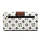 Monogram Color Block Clutch Wallet