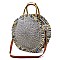 ROUND KNIT SUMMER SATCHEL - Celebrity