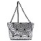 Glossy Geometric Crossbody Bag Clutch