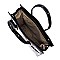 2-in-1 Magazine Cover Collage Padlock Satchel