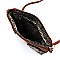 FRONT POCKET LEOPARD PRINT CROSS BODY