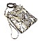 Python Snake Skin Cross Body Bag