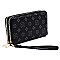 MONOGRAM 2ZIP AROUND CLUTCH WALLET WRISTLET