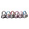 Pack of 12 Colorful Owl Coin Purse
