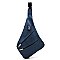 Fashion Zipper Sling Backpack