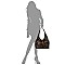 Side Zip Pocket Leopard Shoulder Bag Hobo
