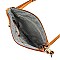 Fashion Front Zip Pocket Crossbody Bag