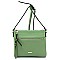 Fashion Front Zip Pocket Crossbody Bag