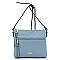 Fashion Front Zip Pocket Crossbody Bag