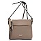 Fashion Front Zip Pocket Crossbody Bag