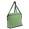 Fashion Front Pocket Dome Crossbody Bag