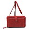 Fashion Zip Around Crossbody Clutch Wallet