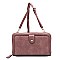 Fashion Zip Around Crossbody Clutch Wallet