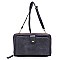 Fashion Zip Around Crossbody Clutch Wallet