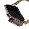Pebble Tassel Bow Dome Crossbody Bag