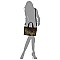 Leopard Faux Fur Satchel