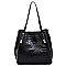 Crocodile Multi Compartment Satchel