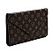 Pack of 4 Stylish Monogrammed Envelope Clutch