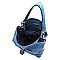 Front Tassel Pocket Shoulder Bag Hobo