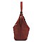 Fashion Multi Compartment Bucket Shoulder Bag