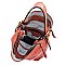 Fashion Multi Compartment Bucket Shoulder Bag