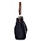 Textured 2-tone Shoulder Bag