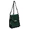 Glossy Crocodile Crossbody Bag Cell Phone Purse