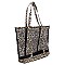 Leopard Printed See Thru Shopper