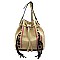 Fashion Whip stitch Fringe Bucket Satchel